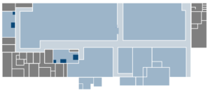 shop floor sillohette inspection with downstairs offices